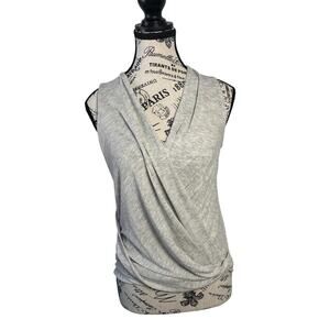 Express V-Neck Surplice Tank Top